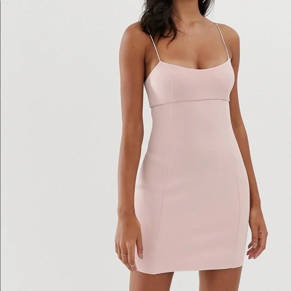 knee length dresses for ladies Bec and Bridge Elin orchid pink mini – MZ.RENTING main image 0